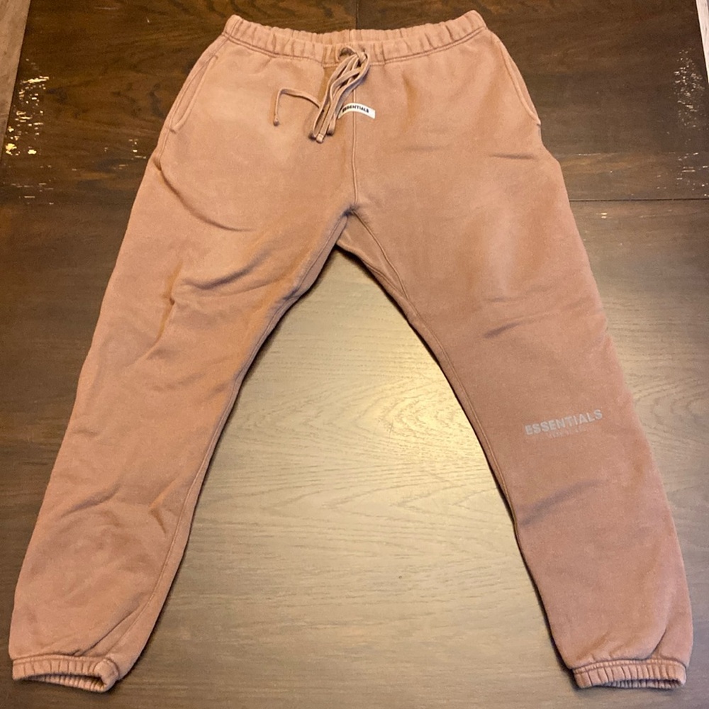 Essentials - Sweatpants - Rain Drum (Brown) - Size Large - Condition: 7/10
